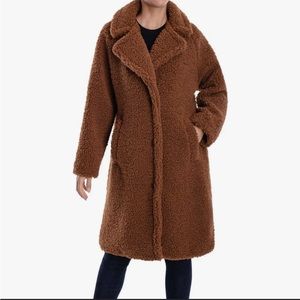 Women’s Lucky Brand Pecan Brown Teddy Coat